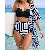 halpa Surfing Tankinit ja Bikinis-Naisten Bikinisetit Uimapuku uimapuvut Trooppinen Peitolla UV suoja Elastinen Hihaton Uima-asut Uimapuku Lainelautailu Sukellus Uinti Kesä