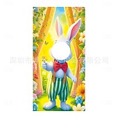 abordables Tapisseries de vacances-Guirlande photo en forme de lapin de Pâques, accessoire idéal pour décorer une porte ou une fête, parfaite pour les décorations de fêtes et les fêtes de Pâques en intérieur ou en extérieur.