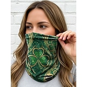  Γυναικεία γκέτα για τον λαιμό για την ημέρα του Αγίου Πατρικίου – πολλαπλά σχέδια, τυπωμένο υλικό από πολυεστέρα, ευέλικτη χρήση ως γκέτα για τον λαιμό ή κάλυμμα προσώπου, ιδανική για εορταστικές εκδηλώσεις