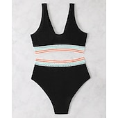 baratos Surfistas Tankinis &amp; Bikinis-Women's Regular Surfing Tankinis &amp; Bikinis Bathing Top 2 Pieces Geometric Open Back UV Protection Elastic Sleeveless Swimwear Surfing Diving Swimming Summer