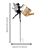 levne Světla cesty &amp; lucerny-1 ks venkovní solární světlo do konve s vílou, vodotěsné IP44, dekorace na zahradní cestu, trávník, osvětlení farmářské krajiny, venkovní dekorativní akcentové světlo pro zahradu a cestu