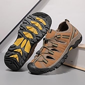 お買い得  アウトドアサンダル-メンズブラウンハイキングサンダル、レースアップ調節可能デザイン、耐久性のあるトラクションアウトソール、トレッキング、釣り、夏用機能アウトドアスタイル