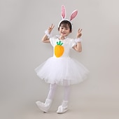 baratos Animal Costume-Book Week 2026 Group Costume Animal Easter Bunny Dresses Funny Kid's Unisex Children's Day Easter Carnival Party Dress Up