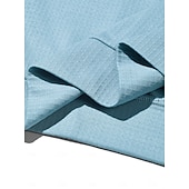 abordables Polo clásico para hombre-Hombre Camisetas polo con diseño de gofre Con Texturas Casual Calle Cuello Vuelto Manga Larga Moda Ocio Bloque de color Cerrar Retazos Otoño Primavera &amp; Otoño Todas las Temporadas Ajuste regular