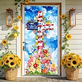 cheap Wall Tapestries-4th of July 2026 250th Memorial Day Posters Door Cover Outdoor Banners American Flag Cute Colorful 3D Party Dorm Teens Room College Dorm Guys Man Cave Frat Bedroom Shooting Backgrounds Home Decor