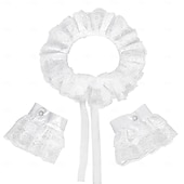 economico Accessori e altro-Retrò Vintage Rococò Vittoriano Collare staccabile Principessa Gentildonna Pizzo Costume Per donna Carnevale Halloween Fiera Rinascimentale Adulti Altri Accessori