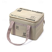 cheap Outdoor Storage-Large Capacity Outdoor Folding Storage Bag, Waterproof Portable Camping &amp; Picnic Organizer for Cookware, Pots, Tableware, Gas Canister, Shockproof Tactical Outdoor Carry Bag