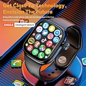 baratos Smartwatch-Relógio inteligente XH018 de 2,06 polegadas com 4G LTE, função celular, pedômetro, lembrete de chamadas, monitor de sono, compatível com Android e iOS, unissex, GPS, chamadas em modo mãos-livres, controle de mídia, classificação IPX-4, caixa de 50 mm.