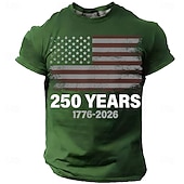  4. heinäkuuta 2026 250. muistopäivä patriottinen kulunut patriotismi Yhdysvaltain lippu T-paita