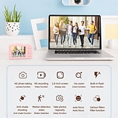 זול מצלמה ותמונה-מצלמת וידאו דיגיטלית 4K באיכות Full HD DVC 48MP עם מסך צבעוני בגודל 2.88 אינץ' וזום דיגיטלי פי 18