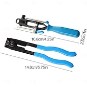 ieftine cleme și clești-2 buc clești de prindere pentru burduf CV de mare putere &amp;Trusă de scule pentru sertizarea și îndepărtarea furtunurilor auto pentru mașini, ATV-uri, UTV-uri, pentru mecanici &amp;pasionați de bricolaj,