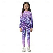  Korean Idol Inspired Pop Star Sleepwear Cosplay Costume Virtual Idol for Girls' Kid's Halloween Carnival Daily