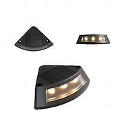 voordelige Pathway Lights &amp; Lanterns-4 stuks buitenverlichting op zonne-energie, waterdichte led-trapverlichting, driehoekige waaiervormige terrasverlichting voor tuin, erf, pad, schutting, patio, landschapsverlichting, op zonne-energie