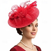 cheap Fascinators &amp; Hats-Derby Fascinator Hat Fascinator Gentlewoman Fancy Dress Women's Masquerade Ascot Horse Racing Festival Adults' Headpiece All Seasons