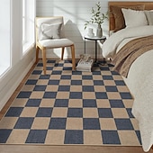 cheap Rugs &amp; Mats &amp; Carpets-Outdoor Patio Rug, Washable Easy Jute Rugs for Entryway Indoor Outdoor Living Room Carpet, Farmhouse Non Slip Door Mat for Backyard Bedroom, Diamond