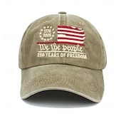  Cappellino da baseball Bandiera Americana Retrò Vintage Eredità Patriotico 1776-2026 per Unisex Adulti Stampa 3D  per Giorno dell'Indipendenza / 4 Luglio 4 Luglio All'aperto Casual Quotidiano Parata