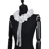 economico Accessori e altro-Retrò Vintage Rococò Vittoriano Collare staccabile Principessa Gentildonna Pizzo Costume Per donna Carnevale Halloween Fiera Rinascimentale Adulti Altri Accessori