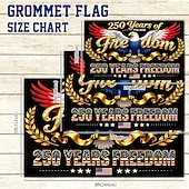 billige 250. jubileum-USAs 250-årsjubileum for frihet, minneflagg, majestetisk ørn med utstrakte vinger, patriotisk banner for 1776-2026, feiring av halvfemsjubileum, 4. juli uavhengighet