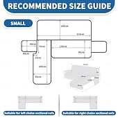 tanie Pokrowce na sofę-Wodoodporny, antypoślizgowy pokrowiec na sofę dla zwierząt, mata dla psa, ochraniacz na sofę, pokrowiec na lewą i prawą leżankę