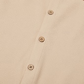 economico Camicie da lavoro da uomo-Per uomo Camicia Camicia a nido d'ape Camicia casual Camicia vintage Camicia con Bottoni Camicia cargo Nero Kaki Manica Lunga Blocco di colori Bavero All'aperto Casuale Patchwork Abbigliamento Moda