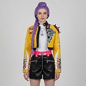 preiswerte Damenkostüme-Kpop-inspiriert Von koreanischen Idolen inspiriert Idol Popstar Kostüm Festkleidung Virtuelles Idol for Damen Erwachsene Halloween Karneval Leistung Comic-Konzert Anime Expo