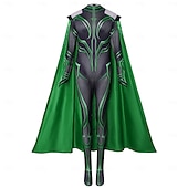voordelige Kostuums voor dames-Thor: De Laatste Strijd Geheel Zentai-Pakken Mantel Kostuum Film Cosplay Kostuum for Dames Volwassenen Halloween Maskerade Prestatie Halloween