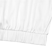 voordelige Satijnen overhemden voor heren-Voor heren Overhemd Zijdeachtig Satijnen overhemd Normaal shirt Galashirt Effen Formeel Bruiloft Zwart Wit Lange mouw Sjaalkraag Alle seizoenen Kleding