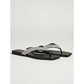 Χαμηλού Κόστους Γυναίκες-Γυναικείες κομψές καλοκαιρινές σαγιονάρες με στρας - ευέλικτα, ελαφριά, λαμπερά σανδάλια - μοντέρνα στρινγκ για παραλία για αποδράσεις σε νησιά και καλοκαιρινές βόλτες