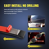 olcso vízálló szalaglámpák-teherautó hátsó ajtó lámpája, teherautó hátsó ajtó rúdja háromsoros LED-szalag piros fékfehér hátrameneti szekvenciális borostyánsárga irányjelzőkkel, villogó fényekkel