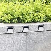  Solar Wall Light Outdoor, IP65 Solar Powered Deck Lights Waterproof, LED Solar Sconce Lights Outdoor,for Steps Stairs Fences Wall Walkway Garden
