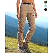 billiga Botten-Dam Vandringsbyxor Vattentäta byxor Softshell-byxor Vår Höst Utomhus Normal Vattentät Vindtät Underdelar Ficka Elastisk midja Svart Armégrön Camping / vandring Löpning S M L XL XXL