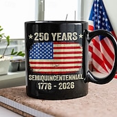 Χαμηλού Κόστους Κούπες &amp; Φλυτζάνια-πατριωτικό δώρο κούπας για την 250ή επέτειο των Ηνωμένων Πολιτειών, κεραμική κούπα καφέ για την ημιπεντηκοστή επέτειο, 1776-2026 Αμερική 250, δώρο ανεξαρτησίας 4ης Ιουλίου για άνδρες και γυναίκες,