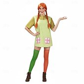 abordables Disfraces de mujer-Carnaval 2026 Disfraz de lujo Chica pelirroja divertida Cosplay Adulto Mujer Víspera de Todos los Santos Carnaval Fiesta Disfrazarse