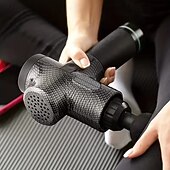 cheap Body Massager-Massage Gun Fascia Deep Muscle Relax Body Neck Massager Electric Fitness Equipment Noise Reduction Male Female