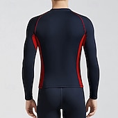  Homens Fato de mergulho Top de neoprene de 3 mm para roupa de mergulho Jaqueta térmica para mergulho Cor Sólida Térmica Espessado Proteção UV Manga Longa Roupa de Banho Blusas Surfe Mergulho