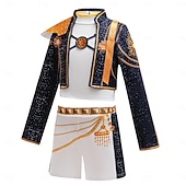  Kpop-inspiriert Von koreanischen Idolen inspiriert Popstar Kostüm Ausgefallene Kostüme Karnevalskostüm Virtuelles Idol for Mädchen Kinder Halloween Karneval Leistung Comic-Konzert Anime Expo