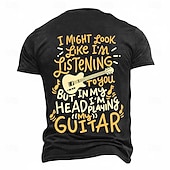  Per uomo Gergo divertente Maglietta Manica Corta maglietta Stampa 3D Girocollo Camicia Moda Quotidiano Quotidiano Streetwear Blu Nero Verde Estate Primavera Abbigliamento S M L XL XXL XXXL