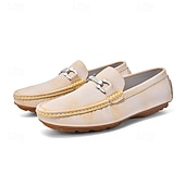 economico Mocassini casual-mocassini da uomo in similpelle viola: comode scarpe casual slip-on da indossare tutti i giorni e per eventi rilassati