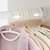 abordables Rangement et organisation-Organisateur de placard polyvalent en panneau de fibres, sac de rangement en panneau de fibres, cintres gain de place pour manteaux, costumes et doudounes