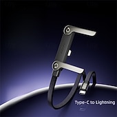 Недорогие Кабели для мобильных телефонов-Складная подставка, кабель для передачи данных, зарядный кабель 2-в-1, регулируемая по углу наклона подставка, кабель для быстрой зарядки и синхронизации данных для смартфонов, планшетов, ноутбуков и