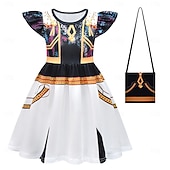 Недорогие Костюмы для девочек-Вдохновленный K-pop Вдохновлено корейскими идолами Идол Поп-звезда Костюм Забавный костюм Виртуальный идол for Девочки Дети Хэллоуин Карнавал Выступление Комик-Кон Аниме Экспо