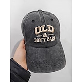 cheap Event &amp; Party Supplies-Vintage Distressed Old &amp; Don't Care Cap, Classic Dad Hat Adjustable Cotton Retirement Baseball Cap, Cotton Dad Hat, Fun Adjustable Trucker Hats for Men Women, Funny Gifts