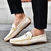 economico Mocassini casual-mocassini da uomo in similpelle viola: comode scarpe casual slip-on da indossare tutti i giorni e per eventi rilassati