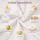 olcso Vakáció-Férfi Ing Vászon ing Nyári póló Stranding Tömör szín Hétköznapi Vakáció Medence Fekete Fehér Khakizöld Hosszú ujj Mandarin gallér Nyár Tavasz Ruházat Fodrozott