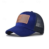 halpa Lisätarvikkeet-Lippalakki Amerikan lippu Retro / vintage Patriotismi varten Sukupuolineutraali Aikuisten Muut tulosteet varten Itsenäisyyspäivä 4. heinäkuuta ulko- Rento / arki Paraati