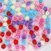 cheap Gifts-500 Artificial Rose Heads Valentine's Day Decorative Rose Bear Accessories Wedding Decorations