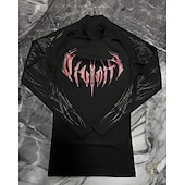 Χαμηλού Κόστους T-shirts και αμάνικα μπλουζάκια για τρέξιμο-Ανδρικά Αφηρημένο Tricou de Alergat Μπλούζα συμπίεσης Άνοιξη Φθινόπωρο Μακρυμάνικο Γρήγορο Στέγνωμα Συμπίεση Ύγρανση Γυμναστήριο προπόνηση Ενεργή εκπαίδευση Ασκηση Θαλασσί Μαύρο Λευκό ΑΘΛΗΤΙΚΑ ΡΟΥΧΑ