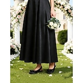 abordables Demoiselle d&amp;#39;honneur-Chaussures plates bleu clair à nœud pour femmes, élégantes et confortables, idéales pour les demoiselles d'honneur lors de mariages en plein air dans un jardin.