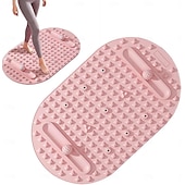 abordables Soins Personnels &amp; Santé-Tapis de massage des pieds en silicone, coussin de relaxation double face, planche de relaxation portable, tapis de massage anti-stress au sol, tapis de massage des pieds extra large avec points
