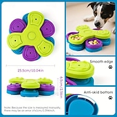 cheap Chew Toys-3-Layer Interactive Dog Puzzle Feeder | Durable PP Material, Multi-Color, Slow Feeder for IQ and Smell Training, Engaging Mealtime Activity for Dogs